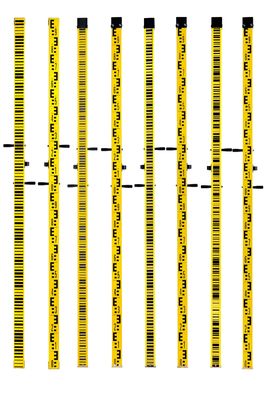 Digital Telescopic Levelling Staff 3m Manganese Leveling Rod Surveying